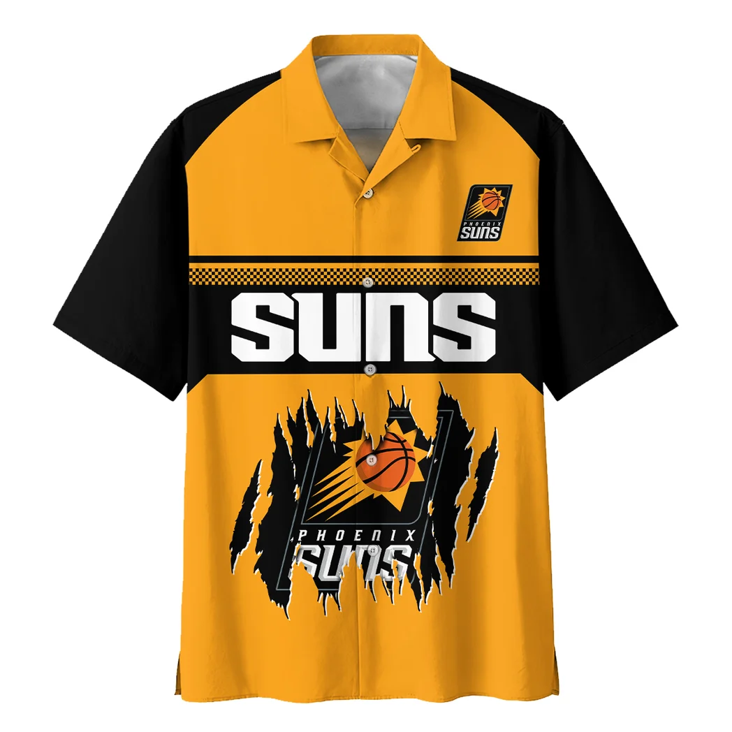 Phoenix Suns Hawaiian Shirt Logo Print, Sport Passion Button Shirt HVN1528PS
