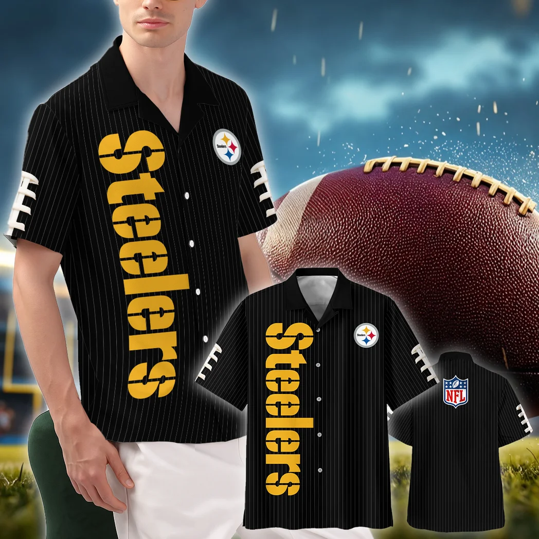 Pittsburgh Steelers Hawaiian Shirt, Stadium Energy Button Shirt HVN1424PS