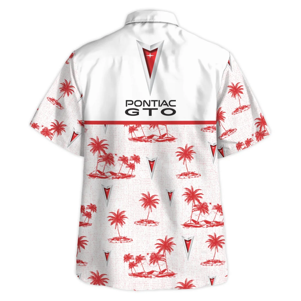 Pontiac Gto Hawaiian Shirt Tropical Style, Hot Rod Button Shirt HVN1536PG