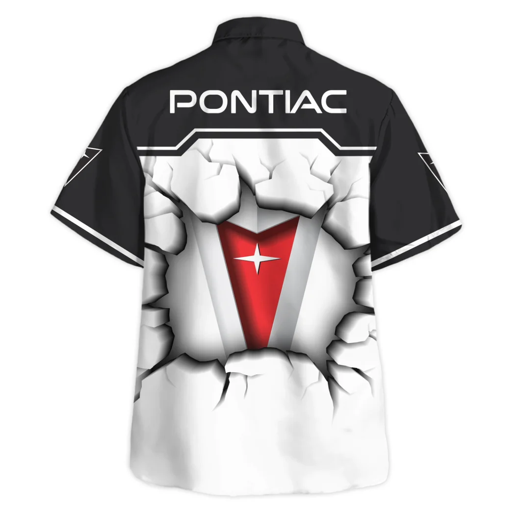 Pontiac Hawaiian Shirt, Performance Gear Button Shirt HVN1400PO