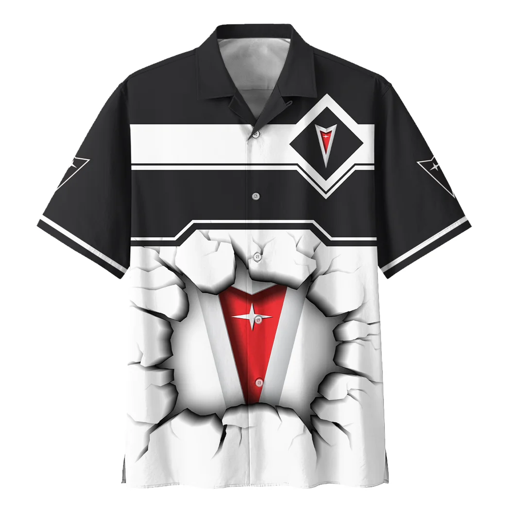 Pontiac Hawaiian Shirt, Performance Gear Button Shirt HVN1400PO