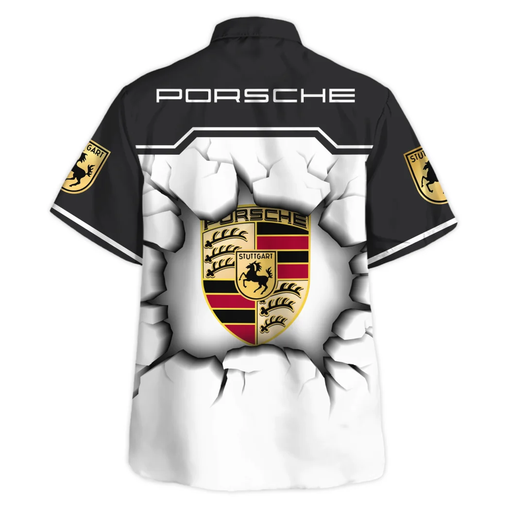 Porsche Hawaiian Shirt, Urban Driver Button Shirt HVN1400PO