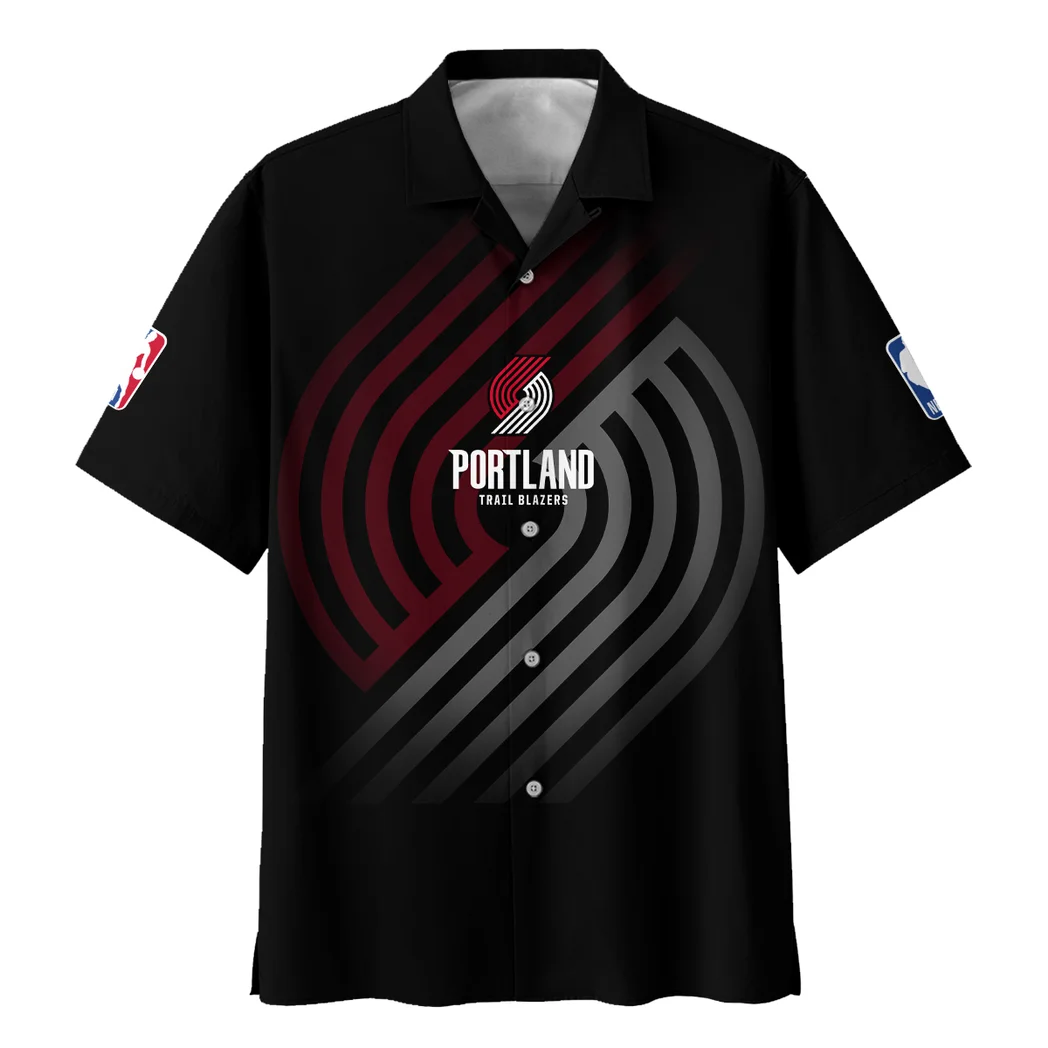 Portland Trail Blazers Hawaiian Shirt, Celebration Spirit Button Shirt HVN1529PTB