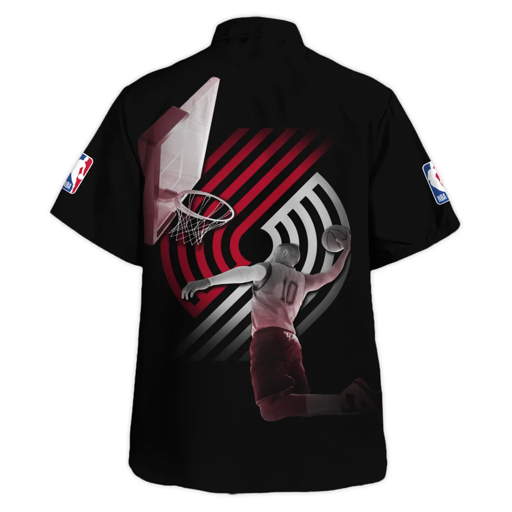 Portland Trail Blazers Hawaiian Shirt, Celebration Spirit Button Shirt HVN1529PTB