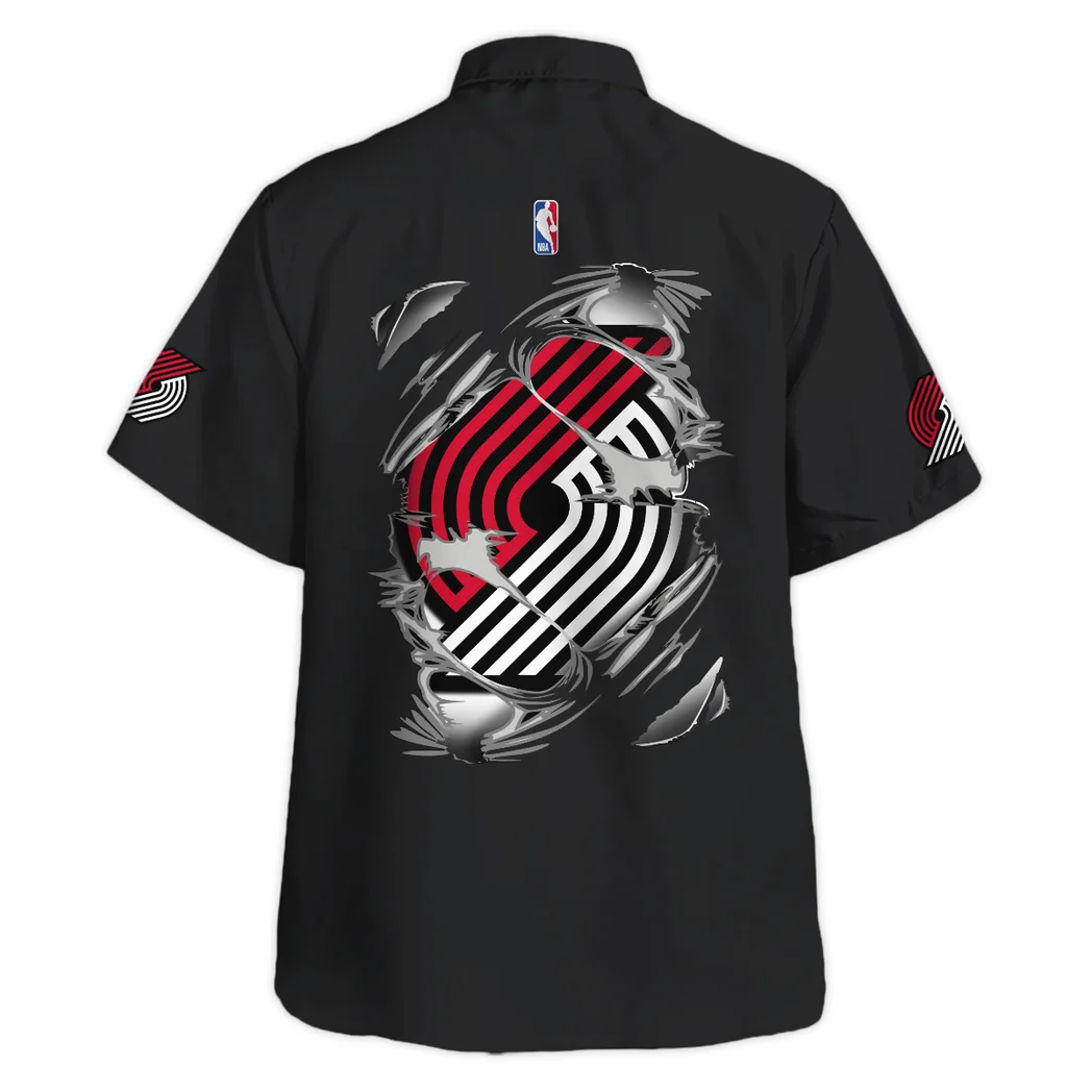 Portland Trail Blazers Hawaiian Shirt Fan Edition Design, Everyday Fan Button Shirt HVN1579PTB