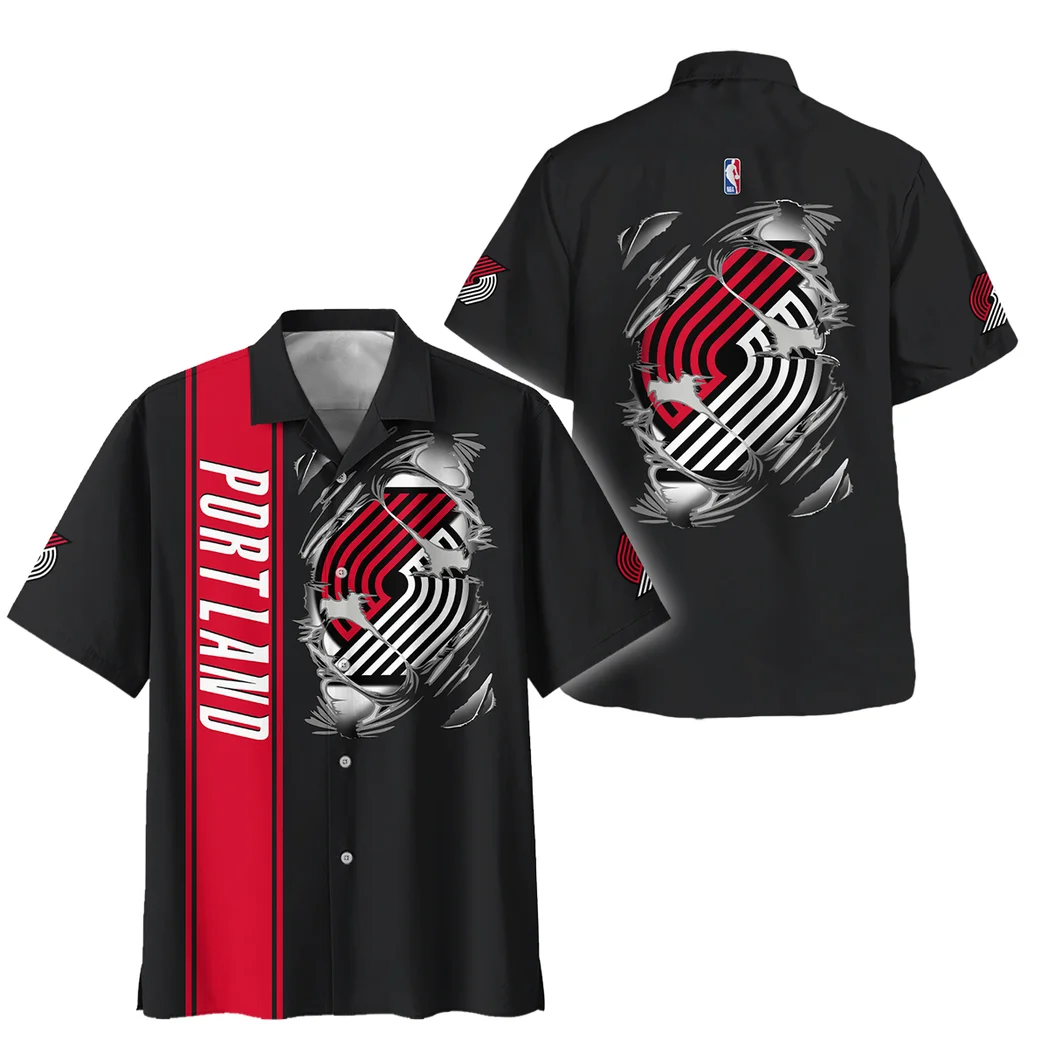 Portland Trail Blazers Hawaiian Shirt Fan Edition Design, Everyday Fan Button Shirt HVN1579PTB