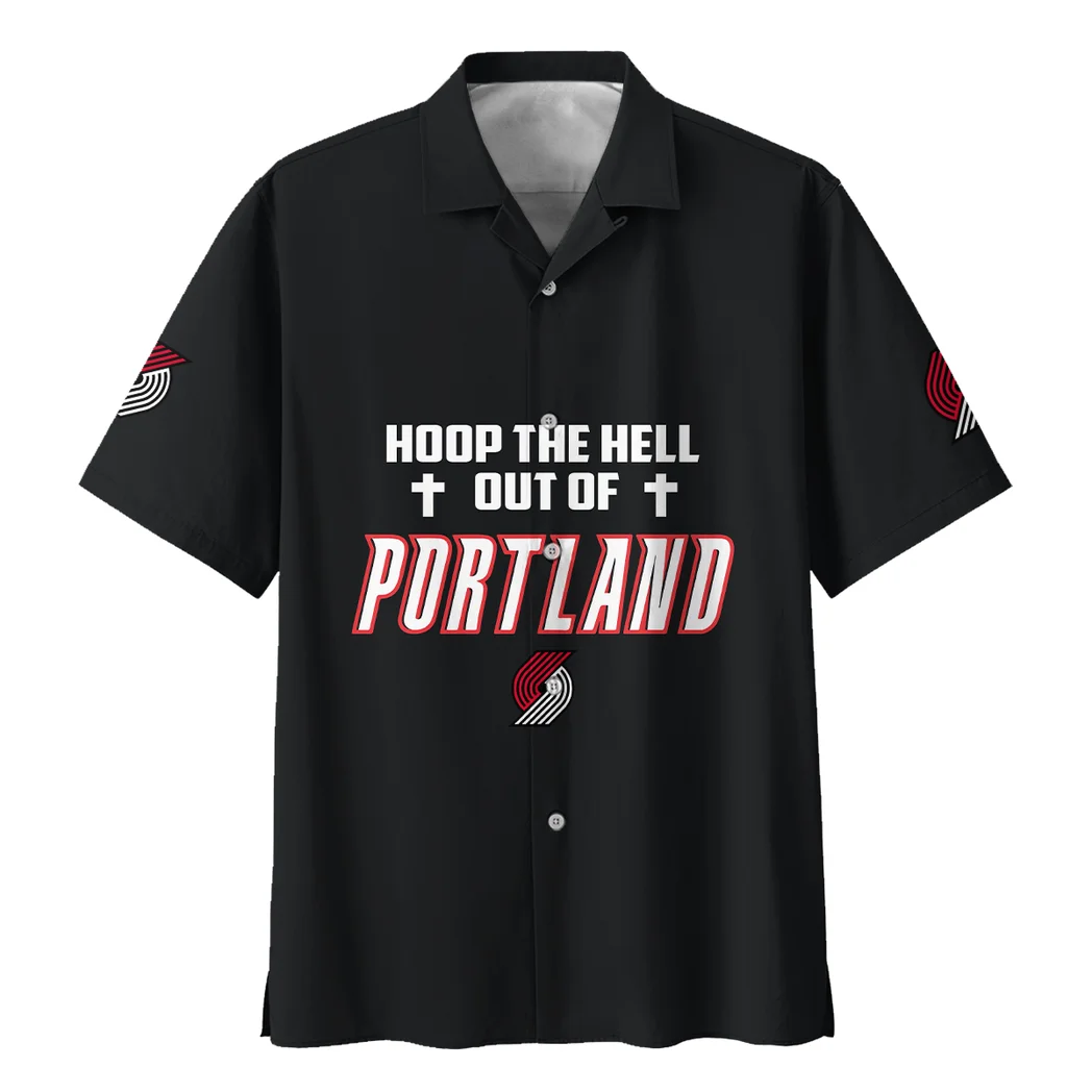 Portland Trail Blazers Hawaiian Shirt Logo Print, Tropical Match Day Shirt HVN1532PTB