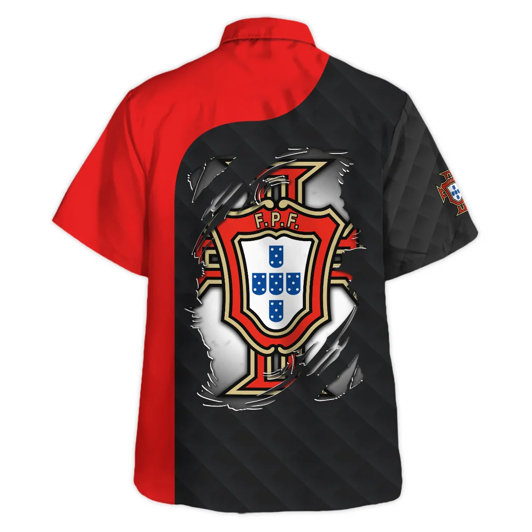 Portugal FIFA World Cup 2026 Hawaiian Shirt, Bold Spirit Button Shirt HVN1550PO
