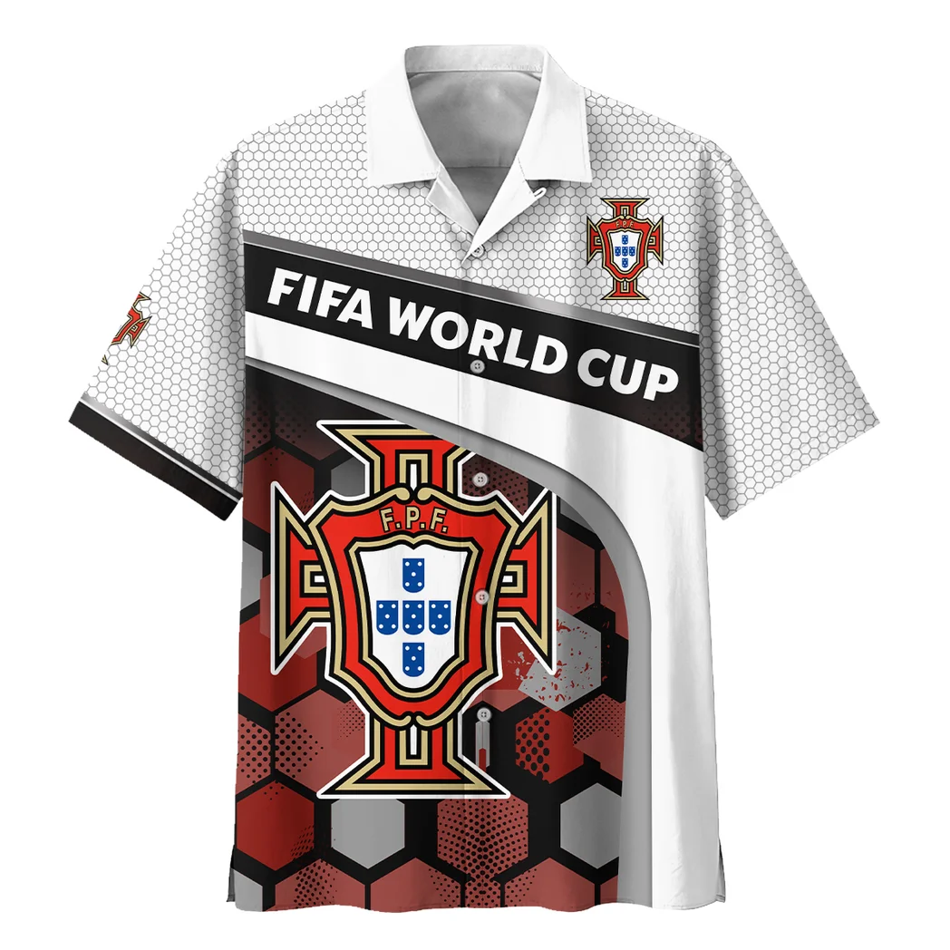 Portugal FIFA World Cup 2026 Hawaiian Shirt, Celebration Spirit Button Shirt HVN1565PO