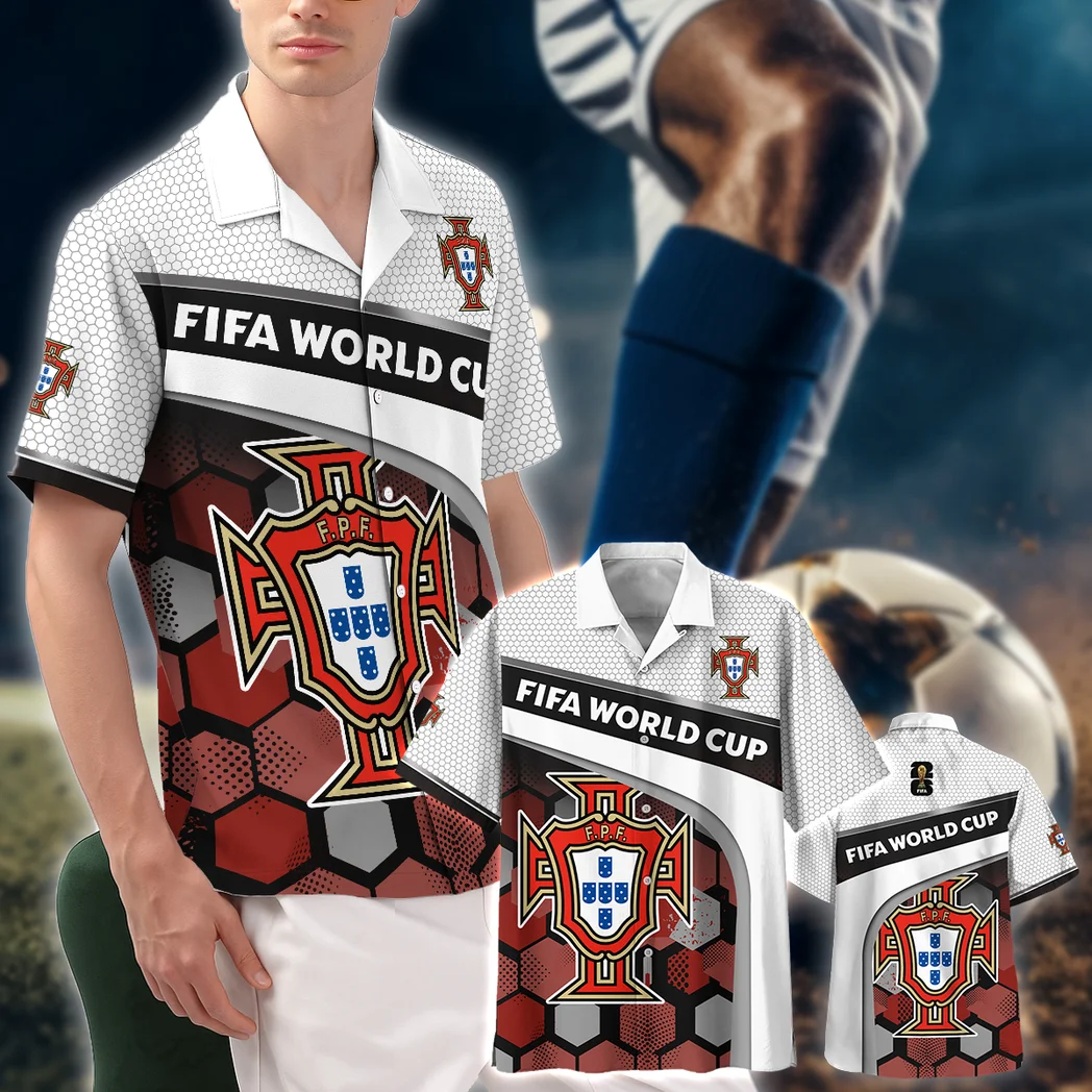 Portugal FIFA World Cup 2026 Hawaiian Shirt, Celebration Spirit Button Shirt HVN1565PO