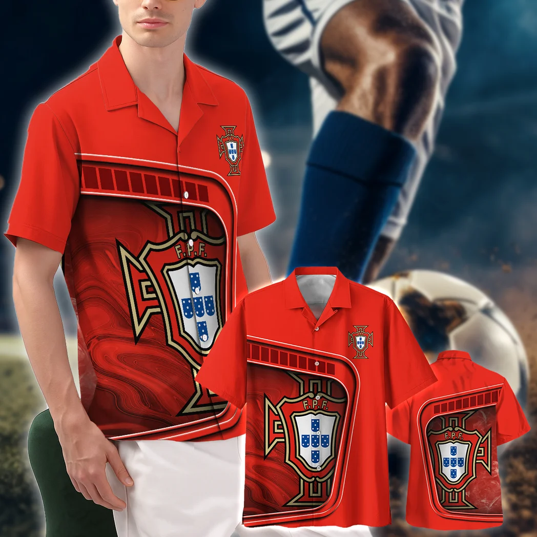 Portugal FIFA World Cup 2026 Hawaiian Shirt, Fan Vibe Button Shirt HVN1560PO