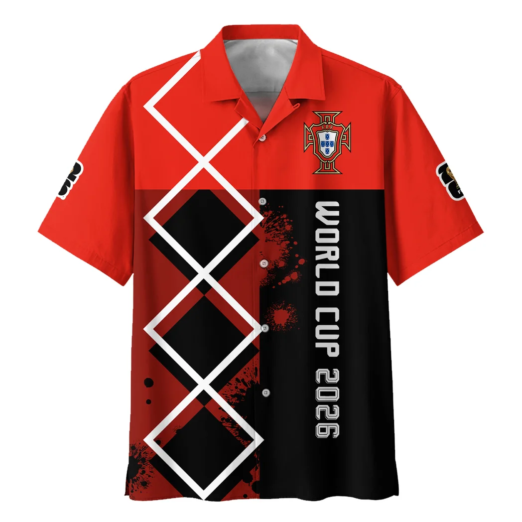 Portugal Hawaiian Shirt FIFA World Cup 26 Limited Edition, Fan Pride Button Shirt HVN1589PO