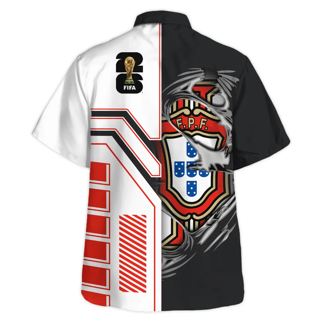 Portugal Hawaiian Shirt FIFA World Cup 26 Limited Edition, Fan Pride Button Shirt HVN1590PO