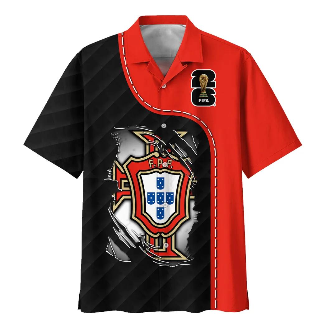 Portugal Hawaiian Shirt FIFA World Cup 26 Limited Edition, Fan Vibe Button Shirt HVN1584PO
