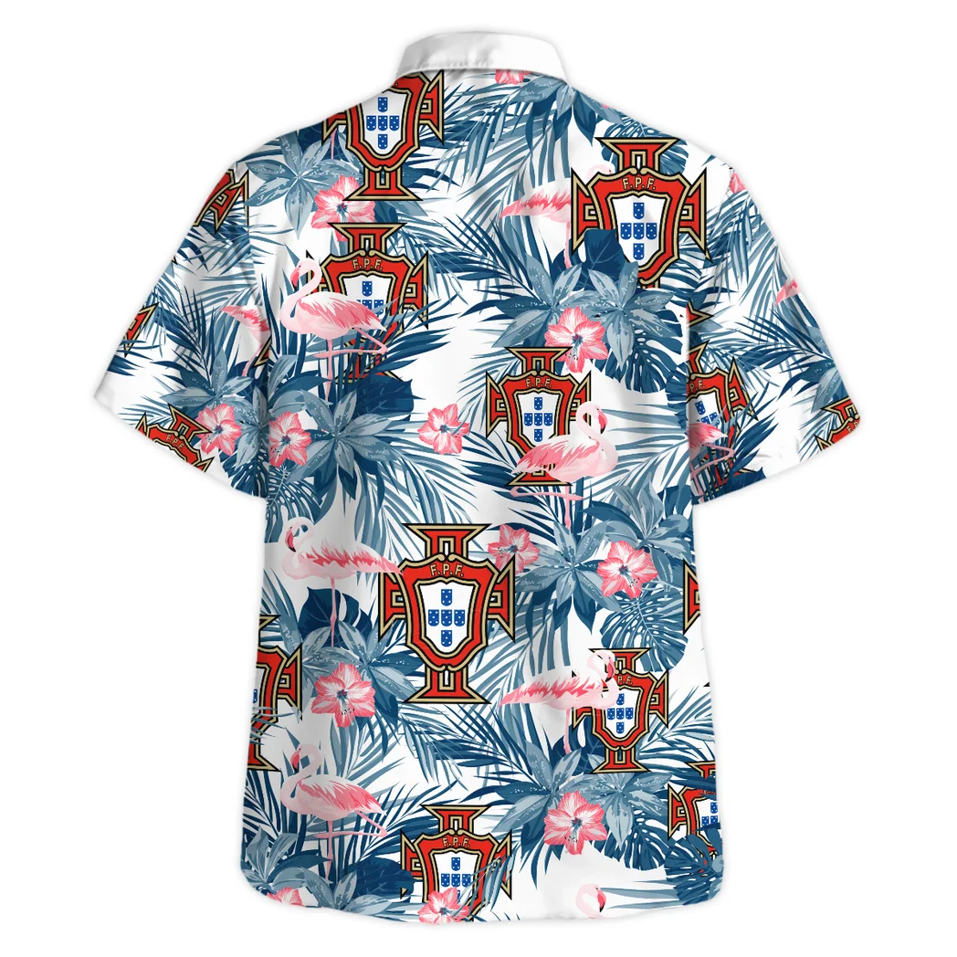 Portugal Hawaiian Shirt FIFA World Cup 26 Tropical Style, Tailgate Vibe Button Shirt HVN1587PO