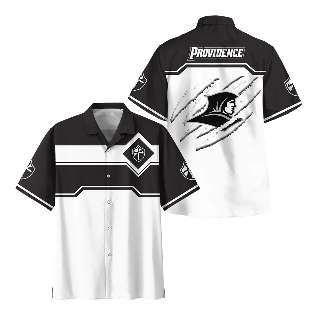 Providence Friars Hawaiian Shirt Logo Print, Everyday Fan Button Shirt HVN1469PF