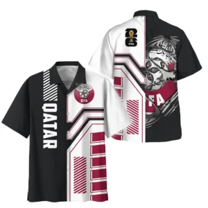 Qatar Hawaiian Shirt FIFA World Cup 26 Limited Edition, Classic Fan Button Shirt HVN1590QA
