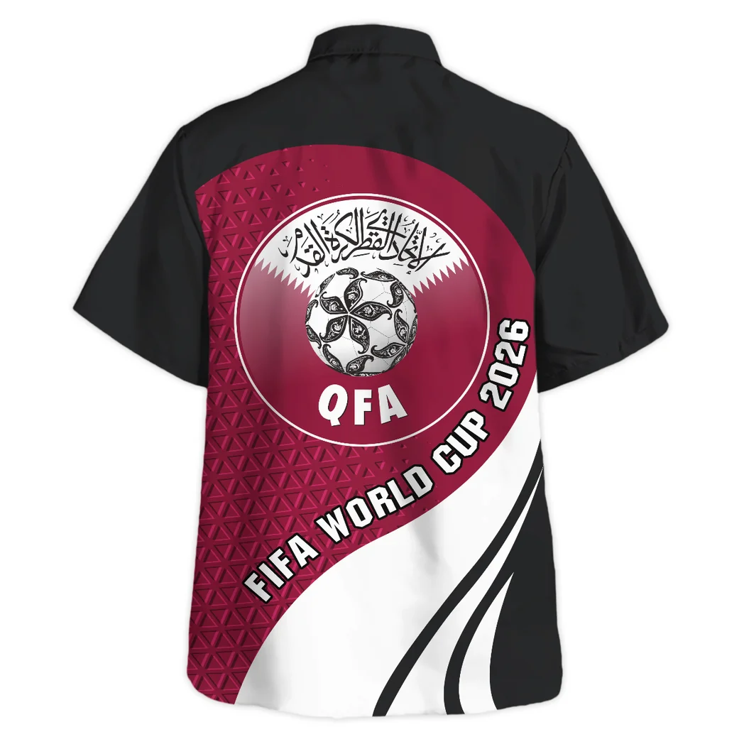 Qatar Hawaiian Shirt FIFA World Cup 26 Limited Edition, Tailgate Vibe Button Shirt HVN1583QA
