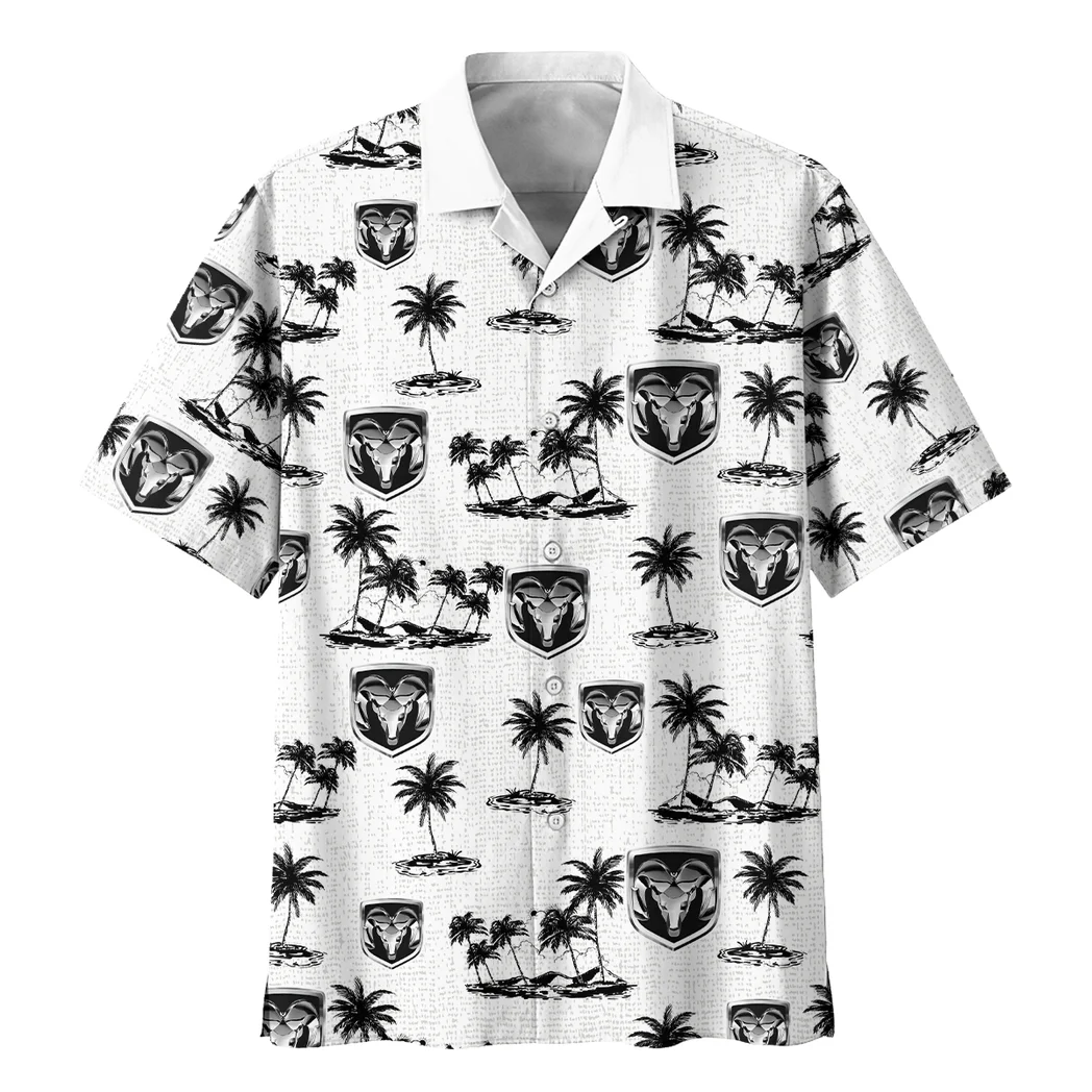 Ram Truck Hawaiian Shirt Tropical Style, Street-Ready Button Shirt HVN1536RT