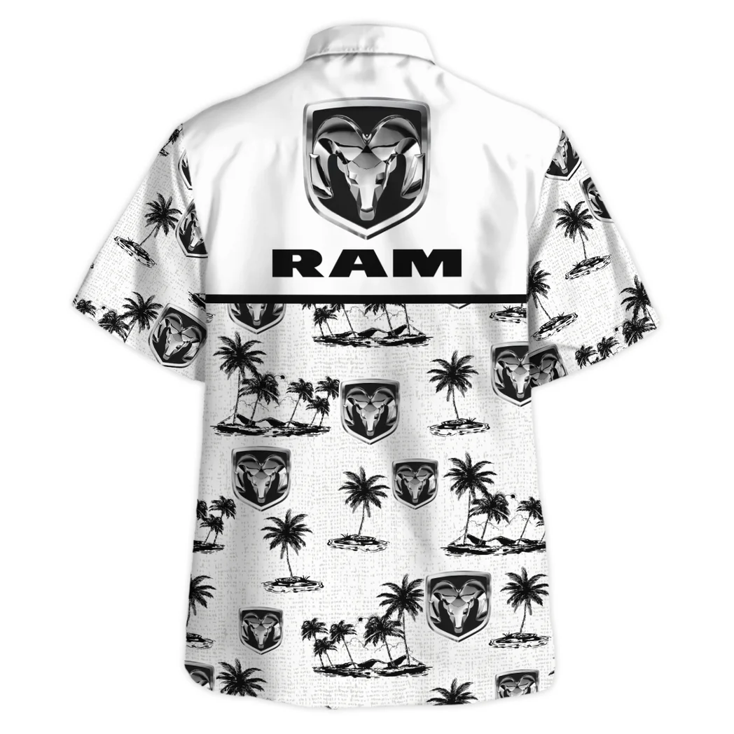 Ram Truck Hawaiian Shirt Tropical Style, Street-Ready Button Shirt HVN1536RT