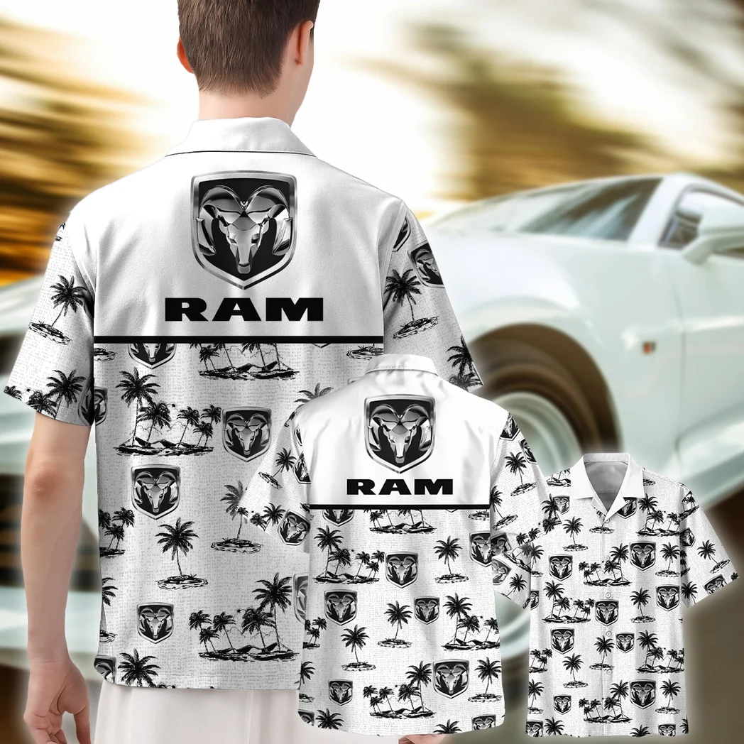 Ram Truck Hawaiian Shirt Tropical Style, Street-Ready Button Shirt HVN1536RT