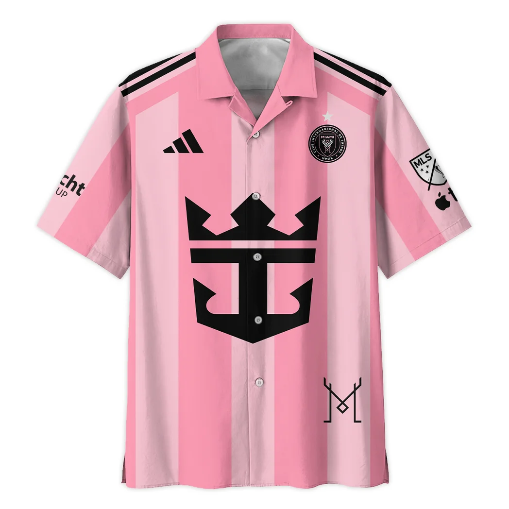 Rocco Rios Novo Inter Miami Hawaiian Shirt Champions MLS 2025, Fan Lifestyle Button Shirt HVN1419RR