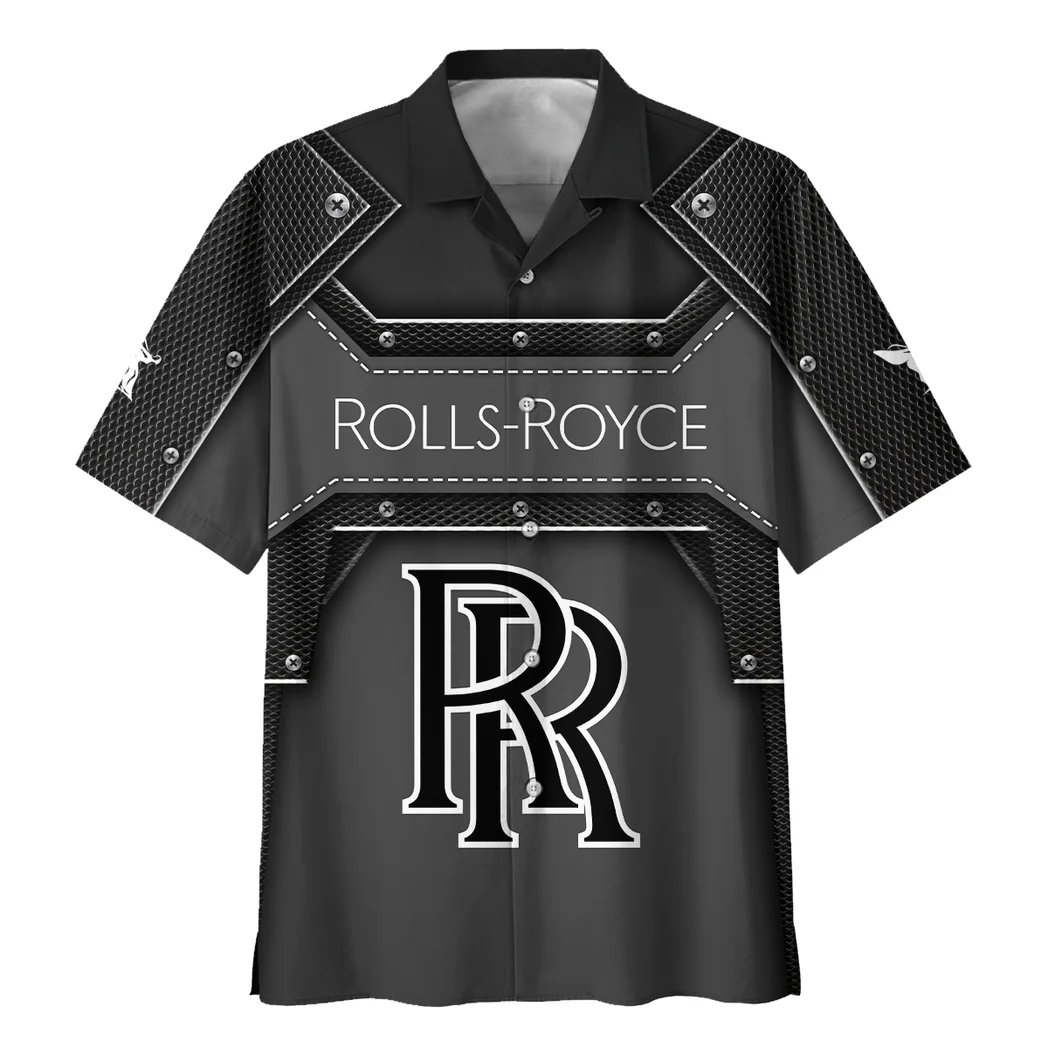 Rolls Royce Hawaiian Shirt, Gearhead Style Button Shirt HVN1401RR