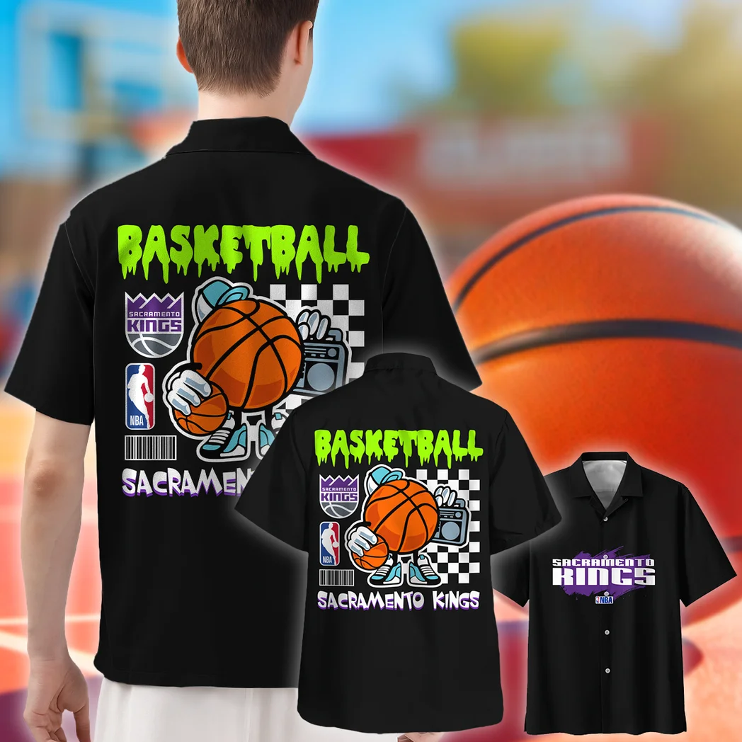 Sacramento Kings Hawaiian Shirt Exclusive Logo, Fan Pride Button Shirt HVN1531SK