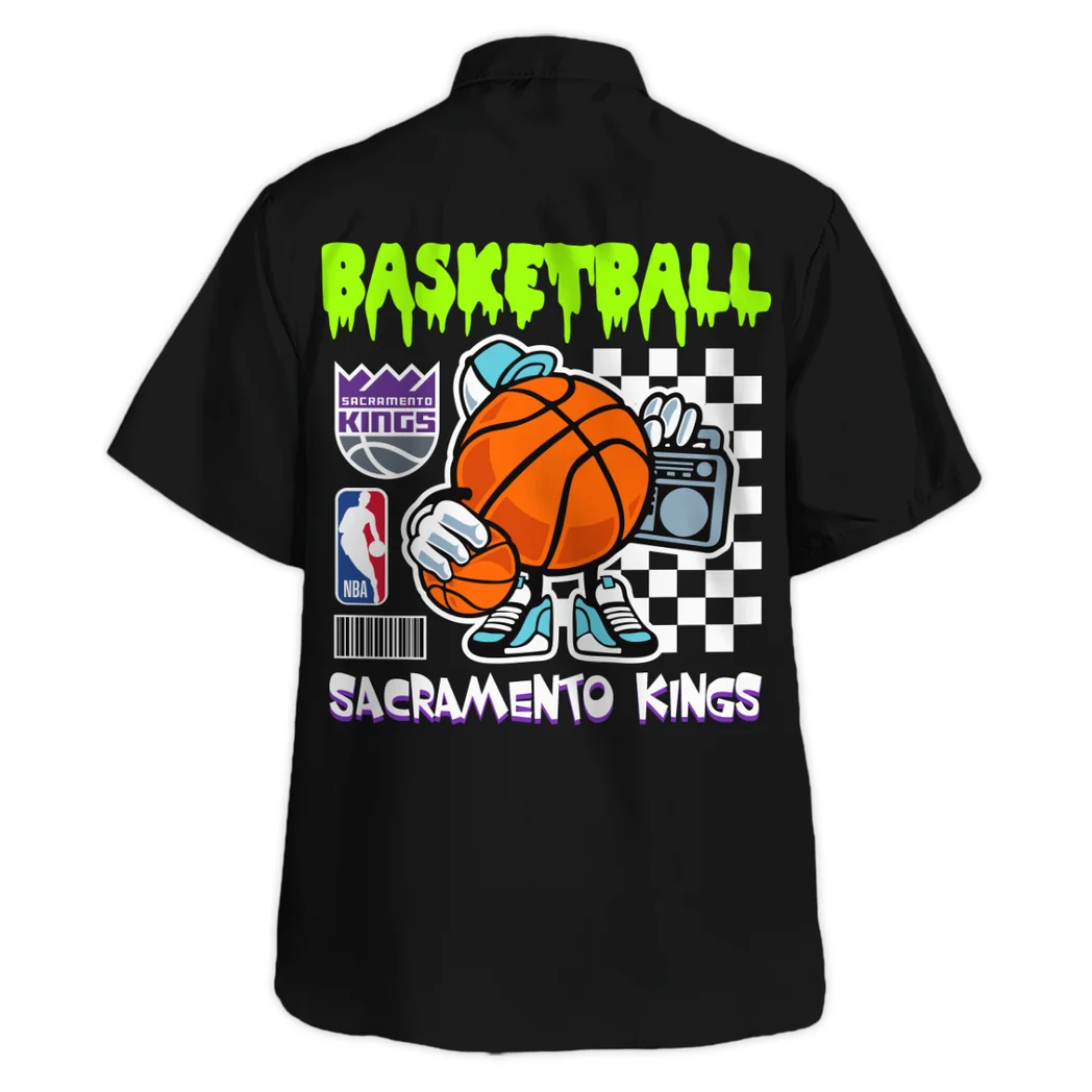 Sacramento Kings Hawaiian Shirt Exclusive Logo, Fan Pride Button Shirt HVN1531SK