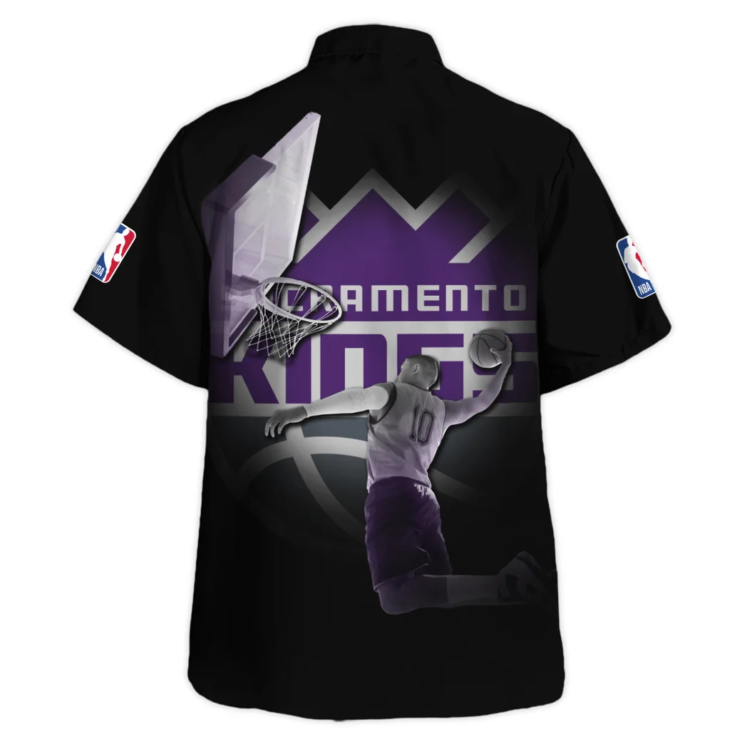 Sacramento Kings Hawaiian Shirt, Tropical Supporter Button Shirt HVN1529SK