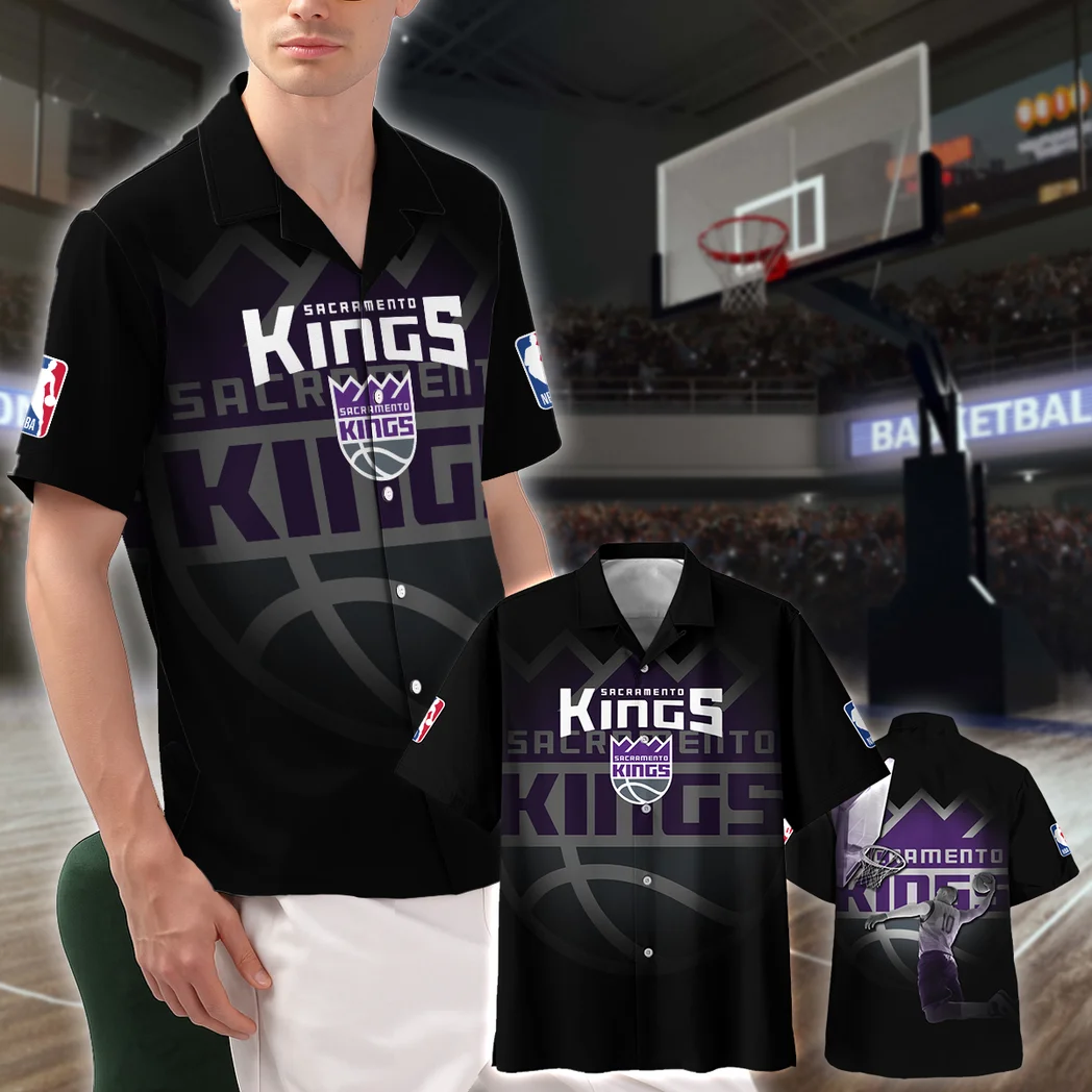 Sacramento Kings Hawaiian Shirt, Tropical Supporter Button Shirt HVN1529SK