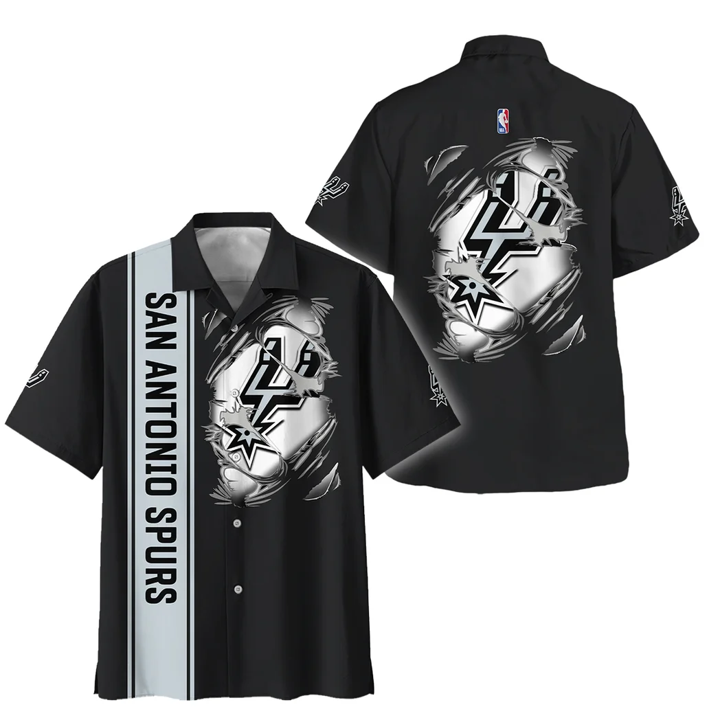 San Antonio Spurs Hawaiian Shirt Fan Edition Design, Bold Spirit Button Shirt HVN1579SAS