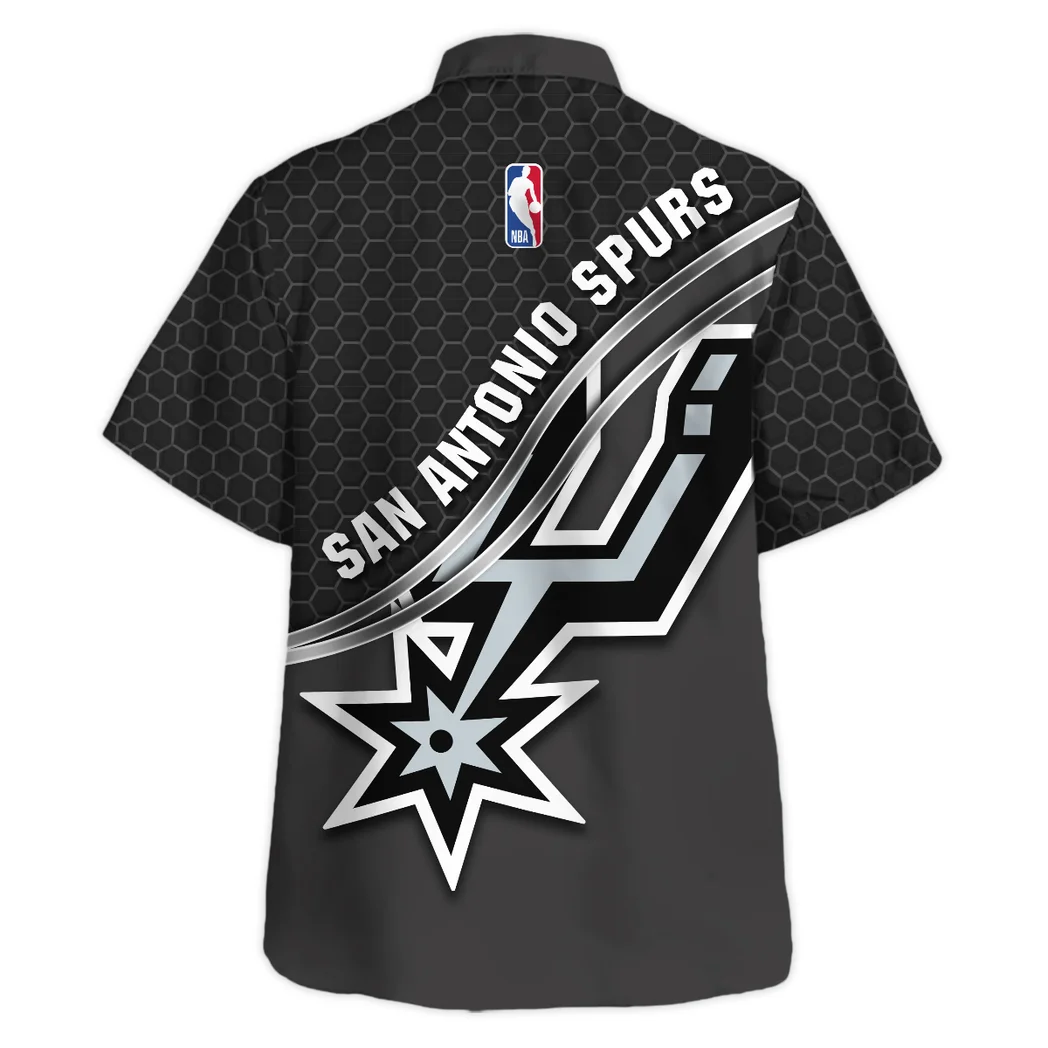 San Antonio Spurs Hawaiian Shirt Fan Edition Design, Celebration Spirit Button Shirt HVN1577SAS