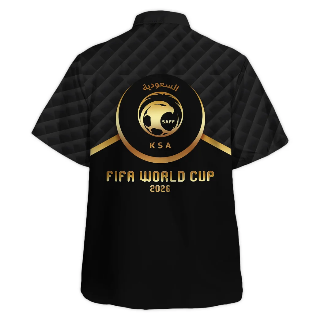 Saudi Arabia Hawaiian Shirt FIFA World Cup 26 Limited Edition, Celebration Spirit Button Shirt HVN1582SA