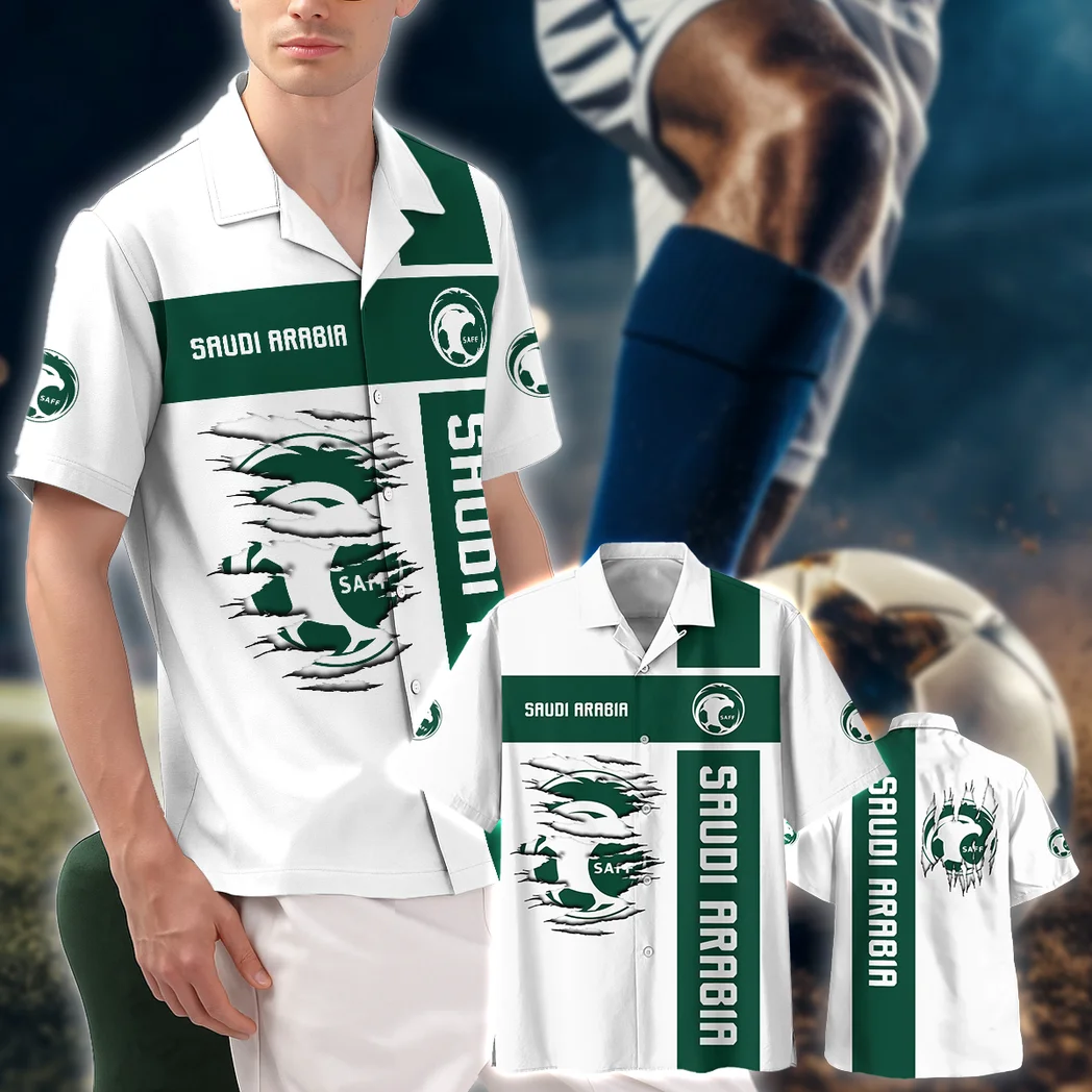 Saudi Arabia Hawaiian Shirt FIFA World Cup 26 Limited Edition, Game Day Button Shirt HVN1588SA