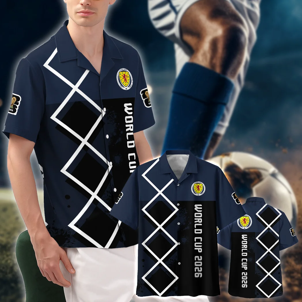 Scotland Hawaiian Shirt FIFA World Cup 26 Limited Edition, Victory Vibe Button Shirt HVN1589SC