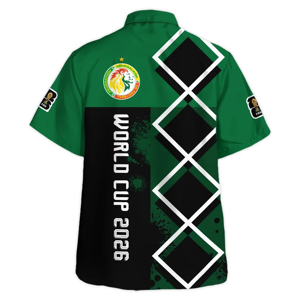 Senegal Hawaiian Shirt FIFA World Cup 26 Limited Edition, Fan Vibe Button Shirt HVN1589SE