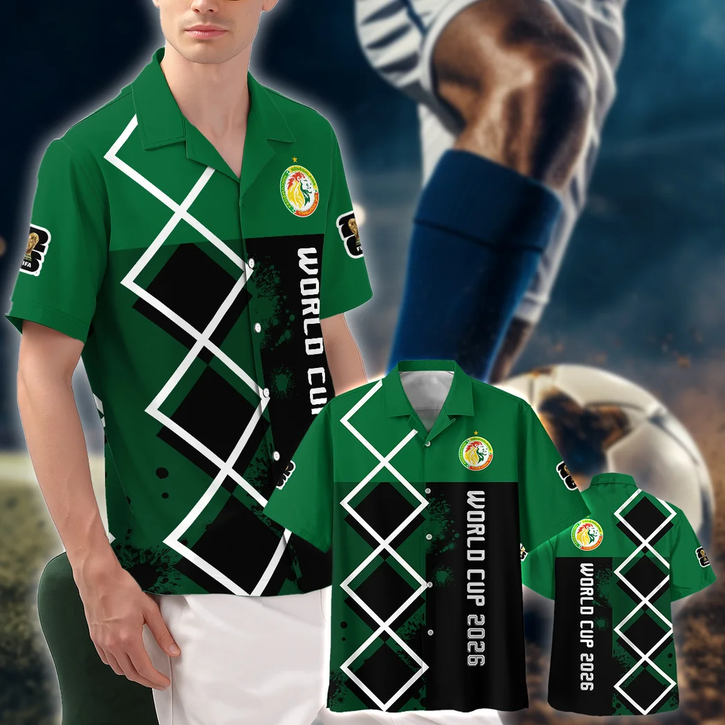 Senegal Hawaiian Shirt FIFA World Cup 26 Limited Edition, Fan Vibe Button Shirt HVN1589SE