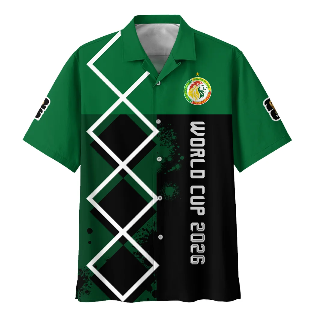 Senegal Hawaiian Shirt FIFA World Cup 26 Limited Edition, Fan Vibe Button Shirt HVN1589SE