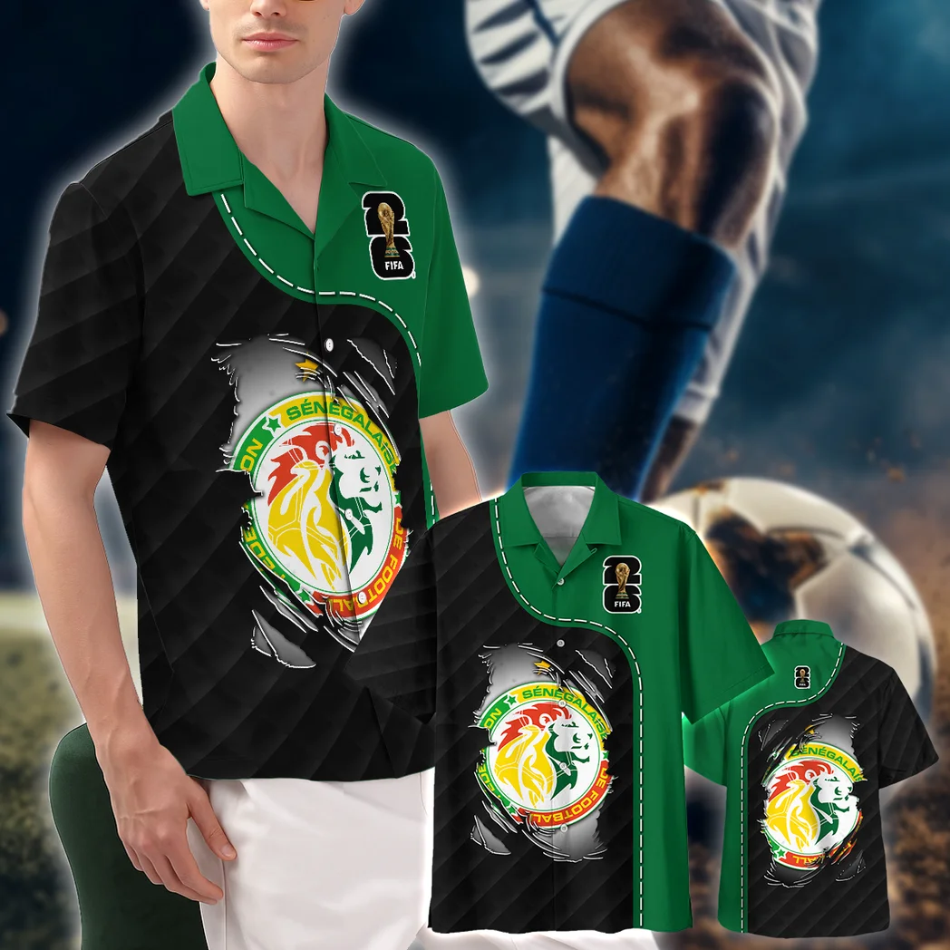 Senegal Hawaiian Shirt FIFA World Cup 26 Limited Edition, Tropical Match Day Shirt HVN1584SE