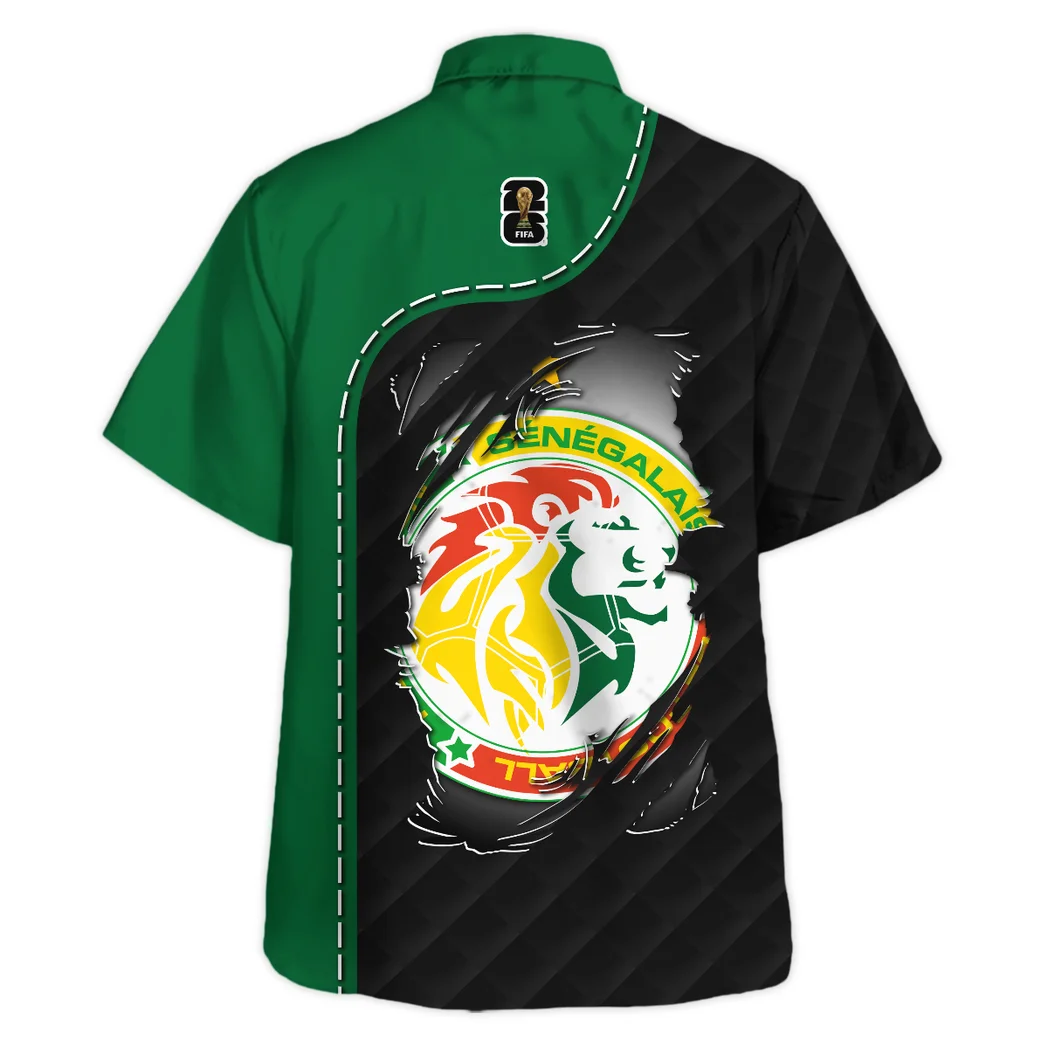 Senegal Hawaiian Shirt FIFA World Cup 26 Limited Edition, Tropical Match Day Shirt HVN1584SE