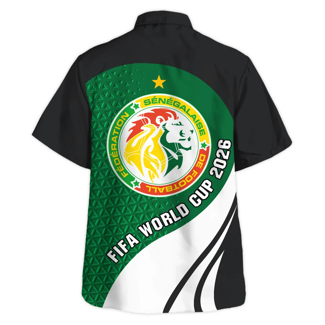 Senegal Hawaiian Shirt FIFA World Cup 26 Limited Edition, Victory Spirit Button Shirt HVN1583SE