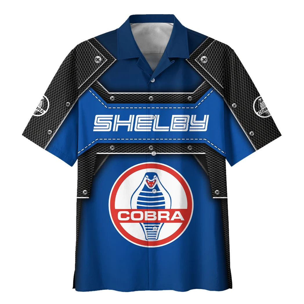 Shelby Hawaiian Shirt, Auto Fan Button Shirt HVN1401SH