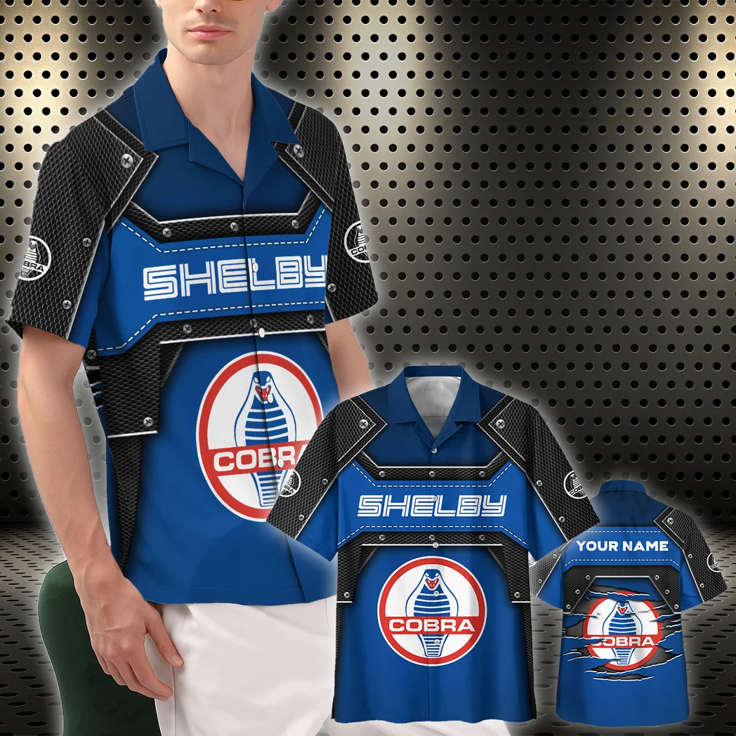 Shelby Hawaiian Shirt, Auto Fan Button Shirt HVN1401SH