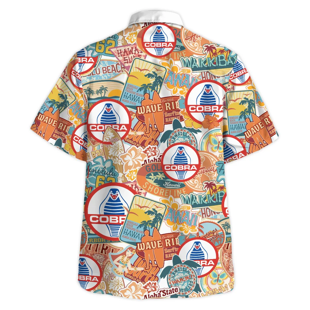Shelby Hawaiian Shirt Exclusive Logo, Road Life Button Shirt HVN1539SH
