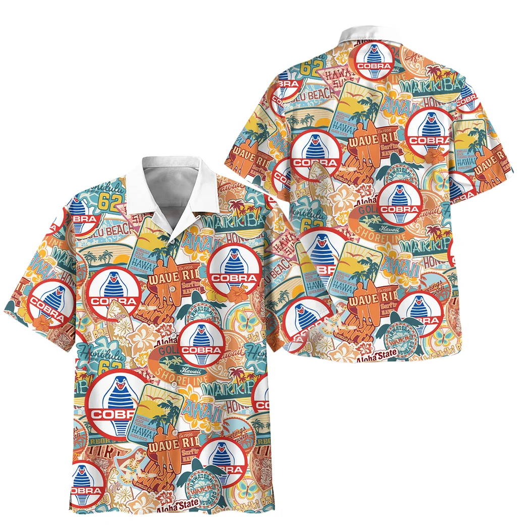 Shelby Hawaiian Shirt Exclusive Logo, Road Life Button Shirt HVN1539SH