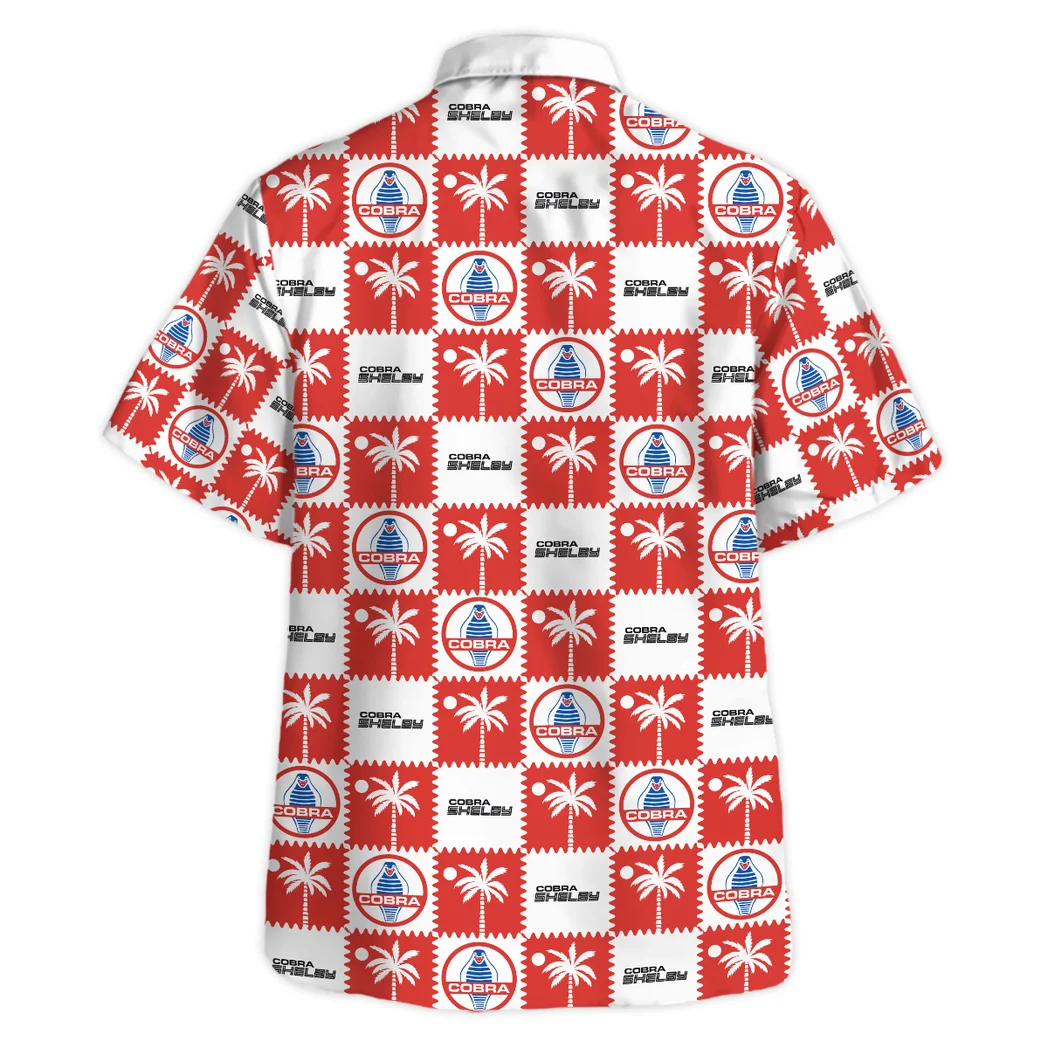 Shelby Hawaiian Shirt Logo Exclusive, Highway Cruise Button Shirt HVN1540SH