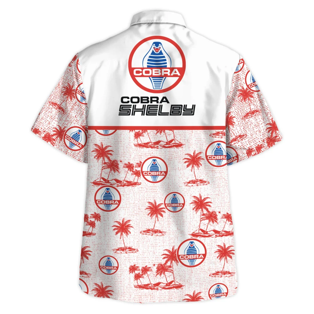 Shelby Hawaiian Shirt Tropical Style, Car Meet Button Shirt HVN1536SH