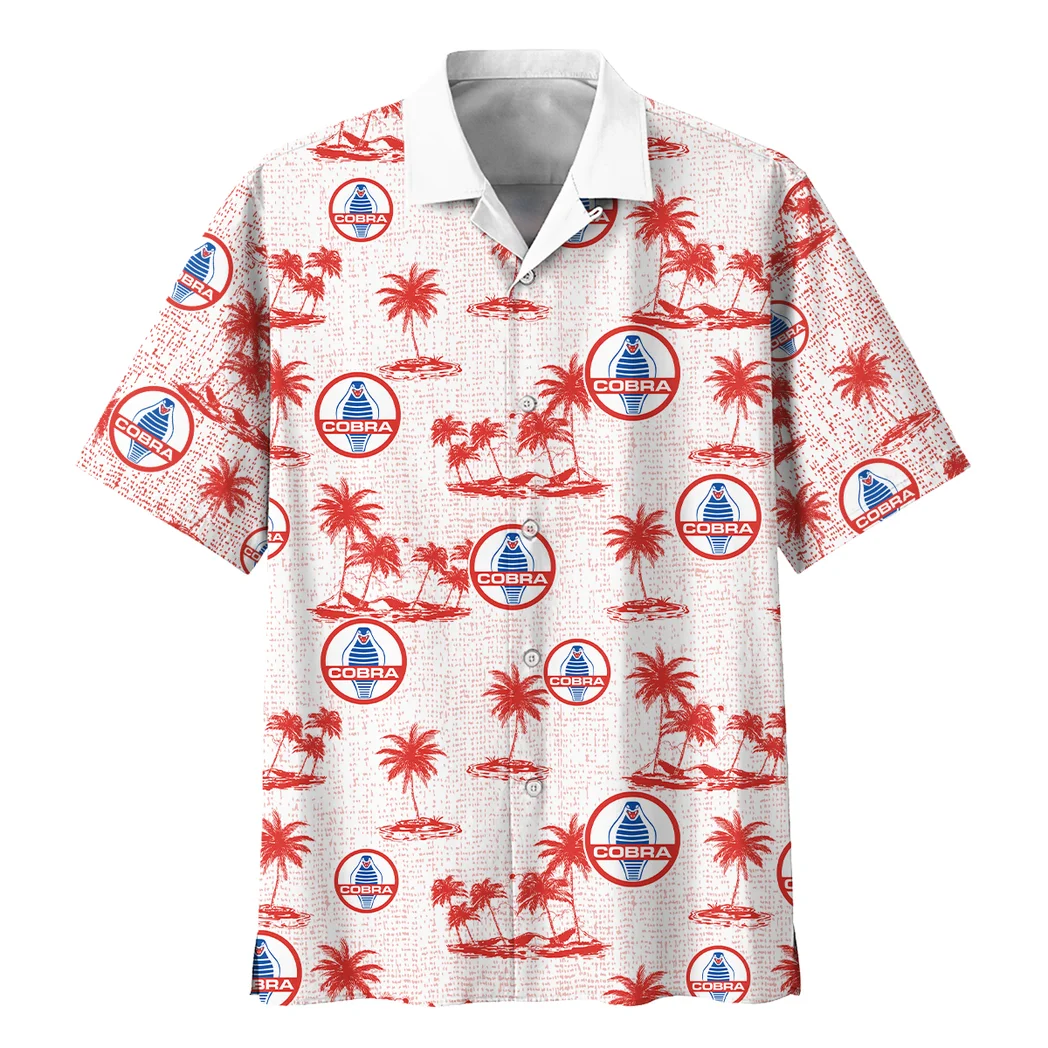 Shelby Hawaiian Shirt Tropical Style, Car Meet Button Shirt HVN1536SH