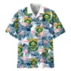 South Africa Hawaiian Shirt FIFA World Cup 26 Tropical Style, Sport Pride Button Shirt HVN1587SO